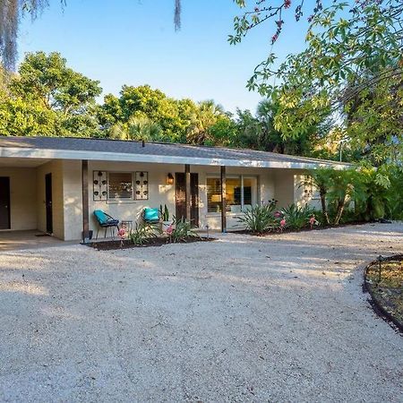 Beautiful Glam Mid-Century 1 Block From Sarasota Bay With Firepit Villa Eksteriør billede